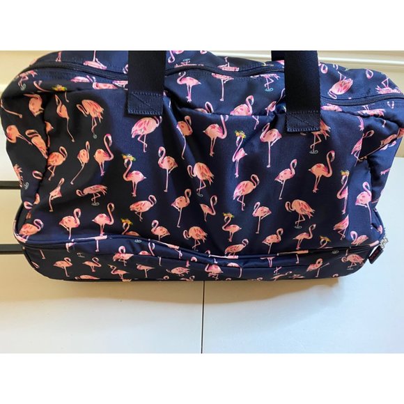 VERA BRADLEY Pelican Rolling Duffel Bag Overnight Weekend Carry On Luggage - Picture 13 of 16
